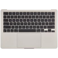 Starlight MacBook Air 13" (A2681 / Mid 2022)  (US Keyboard) Top Case Assembly With Battery And Keyboard