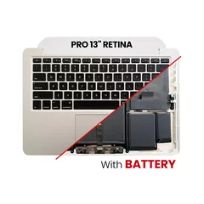 Pull  MacBook Pro 13" Retina (A1502 / Early 2015) (US Keyboard) (Used OEM Pull: Grade New) Top Case Assembly With Battery And Keyboard