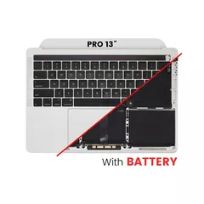 Silver MacBook Pro 13" (A2159 / Mid 2019) (US English) Top Case Assembly (With Battery And Keyboard)