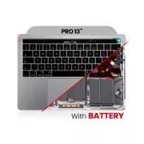 Space Gray MacBook Pro 13" Touch Bar (A1706 / Late 2016) (UK Keyboard) Top Case Assembly With Battery And Keyboard