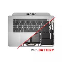 Pull  MacBook Pro 16" (A2141 / Mid 2019) (US English) (Used OEM Pull: Grade A) (Space Gray) Top Case Assembly With Battery And Keyboard