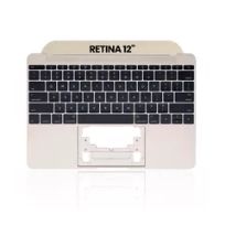 Pull Gold MacBook Retina 12" (A1534 / Early 2015) (US English) (Used OEM Pull: Grade New) Top Case With Keyboard And Microphone