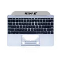 Pull Space Gray MacBook Retina 12" (A1534 / Early 2015) (US English) (Used OEM Pull: Grade New) Top Case With Keyboard And Microphone