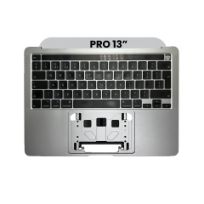 Silver MacBook Pro 13" (A2251 / Mid 2020) (UK Keyboard) (Space Gray) Top Case With Keyboard