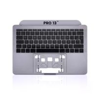 Space Gray MacBook Pro 13" Retina (A1708 / Late 2016 / Mid 2017) (French Keyboard) Top Case With Keyboard