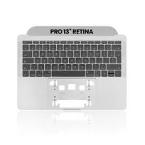 Pull Space Gray MacBook Pro 13" Retina (A1708 / Late 2016 / Mid 2017) (UK Keyboard) (Used OEM Pull: Grade New) Top Case With Keyboard