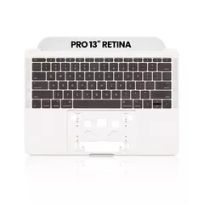 Pull Silver MacBook Pro 13" Retina (A1708 / Late 2016 / Mid 2017) (US Keyboard) (Used OEM Pull: Grade New) Top Case With Keyboard
