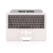 Pull Space Gray MacBook Pro 13" Retina (A1708 / Late 2016 / Mid 2017) (US Keyboard) (Used OEM Pull: Grade New) Top Case With Keyboard