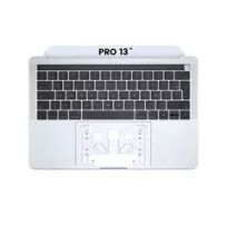Silver MacBook Pro 13" W/ Touch Bar (A1706 / Late 2016 / Mid 2017) (French Keyboard) Top Case With Keyboard