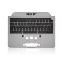 Space Gray MacBook Pro 13" W/ Touch Bar (A1706 / Late 2016 / Mid 2017) (French Keyboard) Top Case With Keyboard