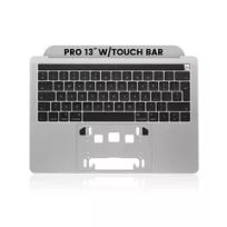 Pull Space Gray MacBook Pro 13" W/ Touch Bar (A1706 / Late 2016 / Mid 2017) (UK English) (Used OEM Pull: Grade New) Top Case With Keyboard