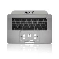 Space Gray MacBook Pro 15" W/ Touch Bar (A1707 / Late 2016 / Mid 2017) (French Keyboard) Top Case With Keyboard