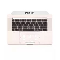 Pull Silver MacBook Pro 15" W/ Touch Bar (A1707 / Late 2016 / Mid 2017) (US Keyboard) (Used OEM Pull: Grade A) Top Case With Keyboard