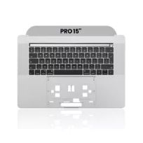 Pull Space Gray MacBook Pro 15" W/ Touch Bar (A1707 / Late 2016 / Mid 2017) (US Keyboard) (Used OEM Pull: Grade A) Top Case With Keyboard