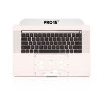 Pull Silver MacBook Pro 15" W/ Touch Bar (A1707 / Late 2016 / Mid 2017) (US Keyboard) (Used OEM Pull: Grade B/C) Top Case With Keyboard