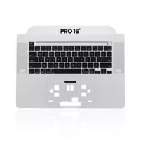 Pull Silver MacBook Pro 16" (A2141 / Mid 2019) (US English) (Used OEM Pull: Grade New) Top Case With Keyboard