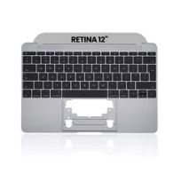 Space Gray MacBook Retina 12" (A1534 / Early 2016 / Mid 2017)  (UK English) Top Case With Keyboard